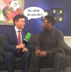 Kirsan with Pele 2